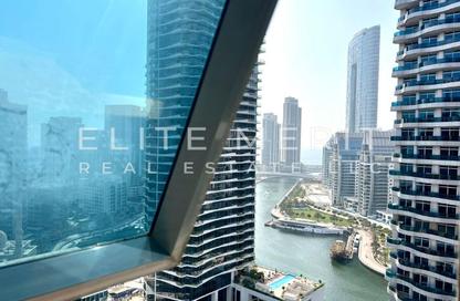 Apartment - Studio - 1 Bathroom for rent in Zumurud Tower - Dubai Marina - Dubai