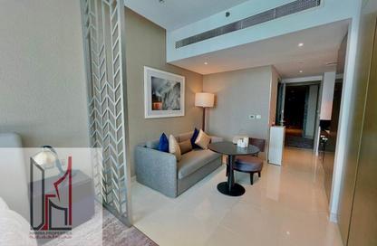 Apartment - Studio - 1 Bathroom for rent in Damac Maison Prive B - Damac Maison Prive - Business Bay - Dubai