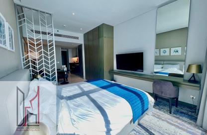 Apartment - Studio - 1 Bathroom for rent in Damac Maison Prive B - Damac Maison Prive - Business Bay - Dubai