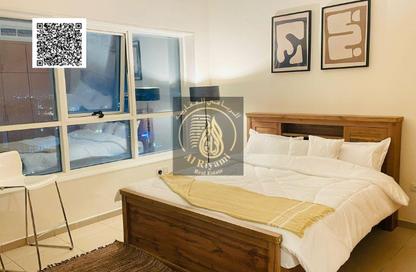 Apartment - 3 Bedrooms - 4 Bathrooms for rent in Ajman Corniche Residences - Ajman Corniche Road - Ajman