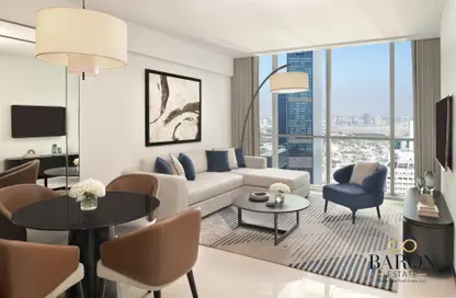 النزل و الشقق الفندقية - غرفة نوم - 2 حمامات للايجار في فندق شيراتون الكبير - شارع الشيخ زايد - دبي