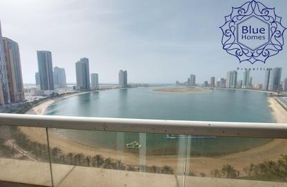 Apartment - 2 Bedrooms - 2 Bathrooms for rent in Al Waha Residence - Al Khan - Sharjah