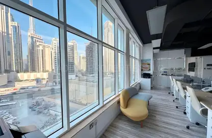 مكتب - 1 حمام للايجار في برج كلوفر - الخليج التجاري - دبي