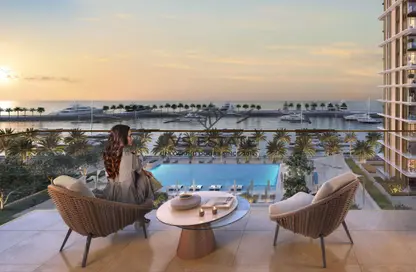 شقة - غرفة نوم - 1 حمام للبيع في مارينا فيوز تاور 1 - مارينا فيوز - ميناء راشد - دبي