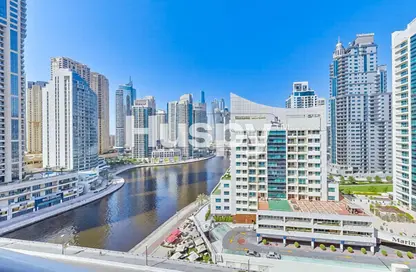 شقة - غرفة نوم - 2 حمامات للبيع في شقق أورا هاربور السكنية والفندقية - دبي مارينا - دبي