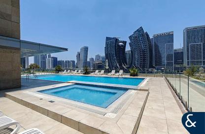 Apartment - Studio - 1 for rent in Hamilton Tower - Business Bay - Dubai