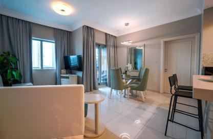 Apartment - 1 Bedroom - 2 Bathrooms for rent in Damac Maison Dubai Mall Street (The Signature) - Burj Khalifa Area - Downtown Dubai - Dubai