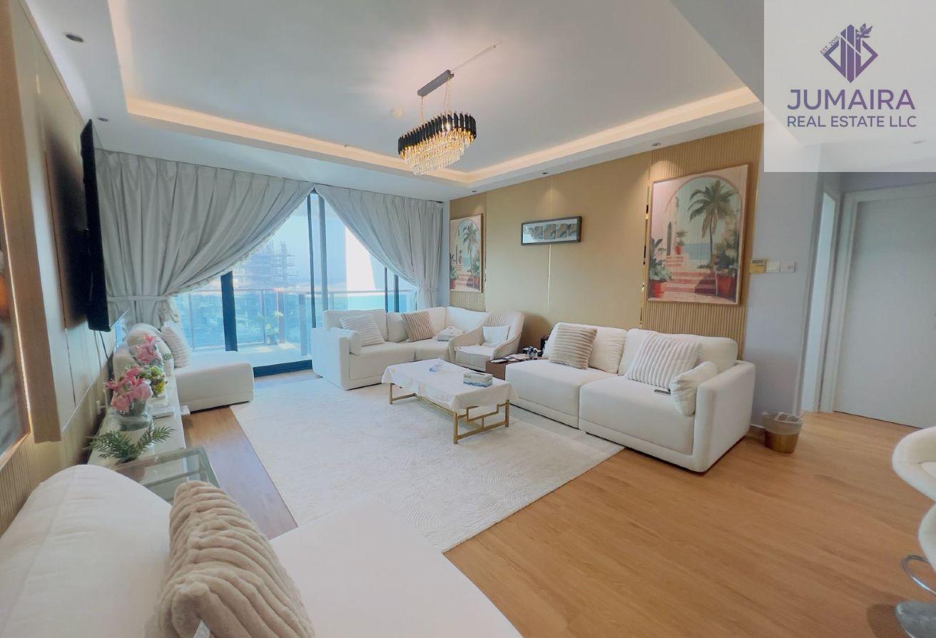 High-Floor 3BR|Stunning Sea&Lagoon Views Furnished