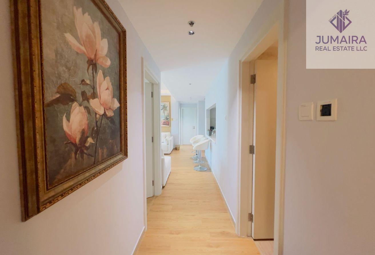 High-Floor 3BR|Stunning Sea&Lagoon Views Furnished