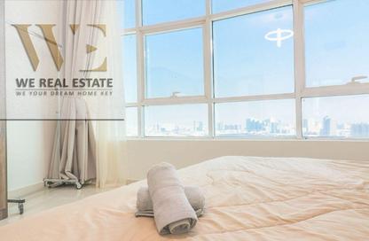 Apartment - 1 Bedroom - 2 Bathrooms for rent in Orient Tower 1 - Orient Towers - Al Bustan - Ajman