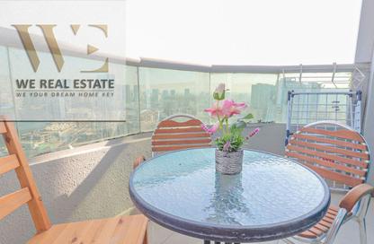 Apartment - 1 Bedroom - 2 Bathrooms for rent in Orient Tower 1 - Orient Towers - Al Bustan - Ajman