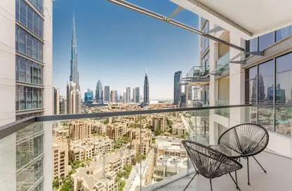 Apartment - 1 Bedroom - 2 Bathrooms for rent in Bellevue Tower 2 - Bellevue Towers - Downtown Dubai - Dubai