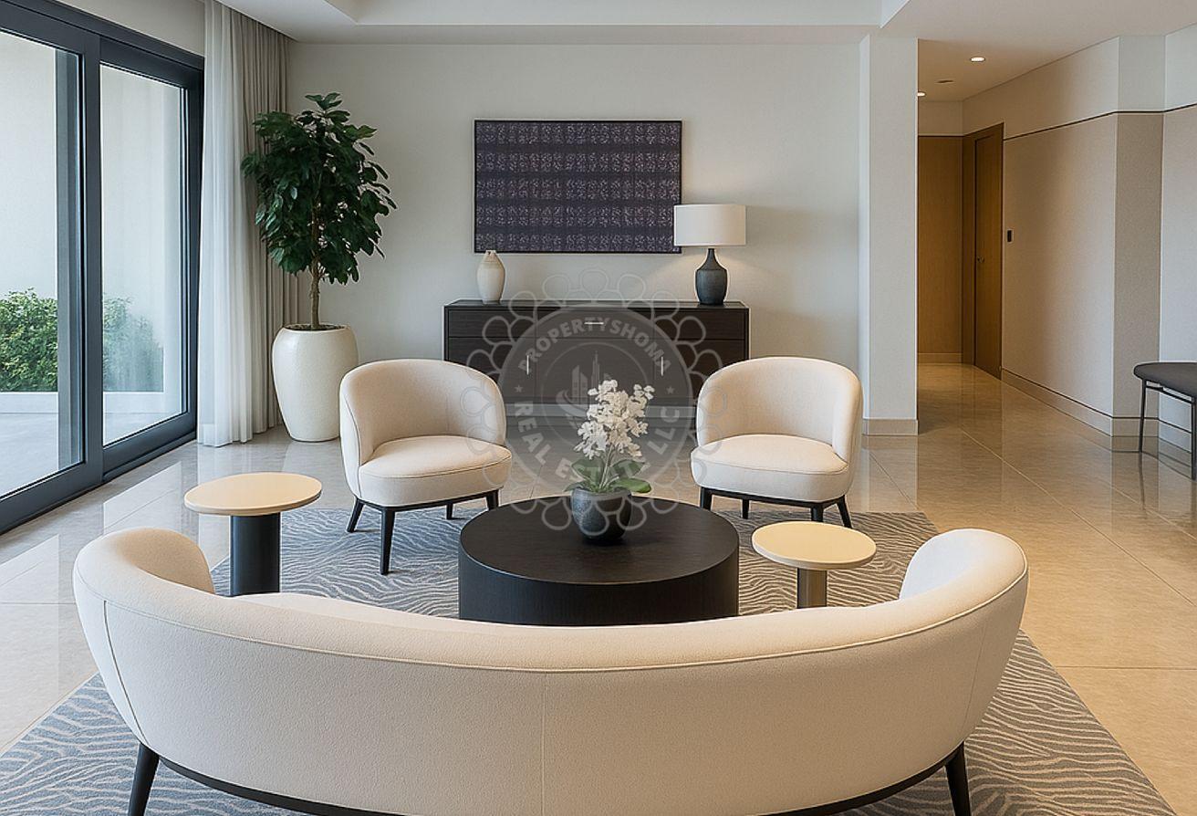 Luxury | Full Fountain View | Furnished 3BR+Maid photo 14