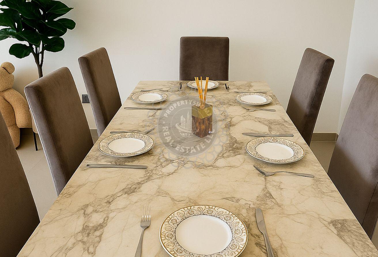 Luxury | Full Fountain View | Furnished 3BR+Maid photo 21
