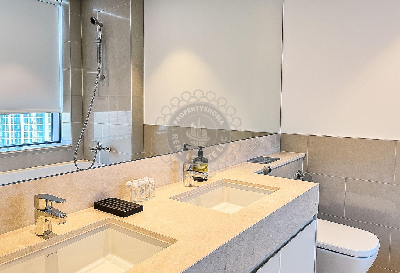 Luxury | Full Fountain View | Furnished 3BR+Maid photo 23