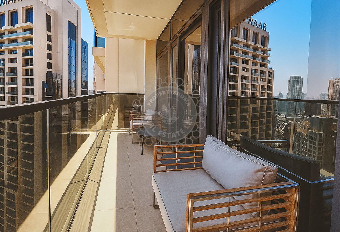Luxury | Full Fountain View | Furnished 3BR+Maid photo 5