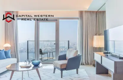 شقة - غرفة نوم - 2 حمامات للايجار في أدريس برج هاربور بوينت 1 - أدريس هاربور بوينت - مرسى خور دبي - دبي