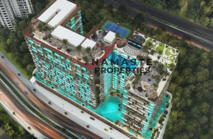 Apartment - 1 Bedroom - 1 Bathroom for sale in Peace Lagoons II by Peace Homes - Dubai Land Residence Complex - Dubai