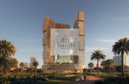 Apartment - Studio - 1 Bathroom for sale in Binghatti Skyflame 1 - Binghatti Skyflame - Majan - Dubai Land - Dubai