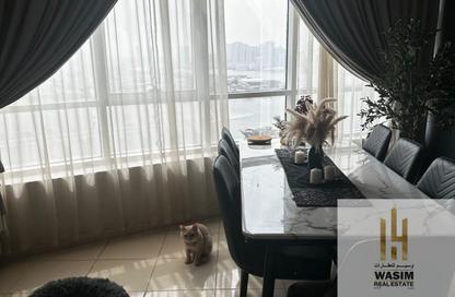 Apartment - 2 Bedrooms - 2 Bathrooms for rent in Orient Tower 2 - Orient Towers - Al Bustan - Ajman