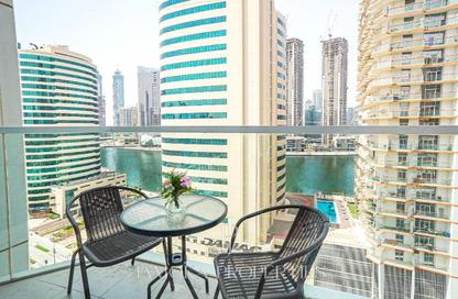 Apartment - 1 - 2 for rent in AG Tower - Business Bay - Dubai