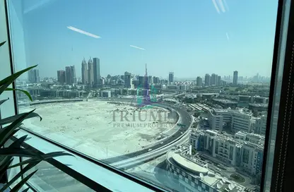 مكتب - استوديو - 2 حمامات للايجار في برج كونكورد - مدينة دبي للإعلام - دبي