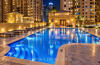 Apartment - 1 - 2 for rent in Bahar 1 - Bahar - Jumeirah Beach Residence - Dubai