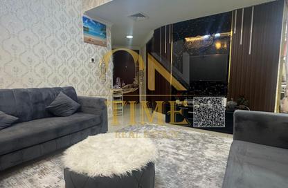 Apartment - 1 Bedroom - 2 Bathrooms for rent in Orient Tower 1 - Orient Towers - Al Bustan - Ajman