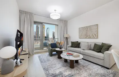 شقة - 2 غرف نوم - 2 حمامات للايجار في بوليفارد سنترال 1 - أبراج بوليفارد سنترال - وسط مدينة دبي - دبي