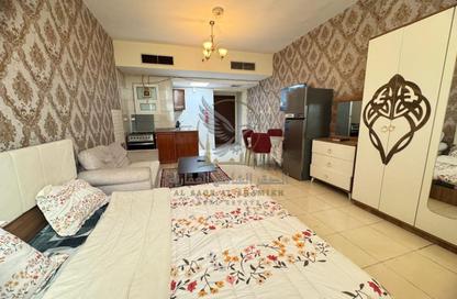 Apartment - Studio - 1 Bathroom for rent in Orient Tower 1 - Orient Towers - Al Bustan - Ajman