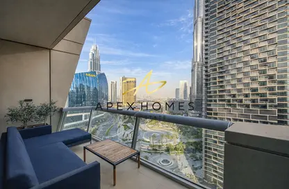 Apartment - 2 Bedrooms - 3 Bathrooms for rent in Burj Vista Tower 2 - Burj Vista - Downtown Dubai - Dubai