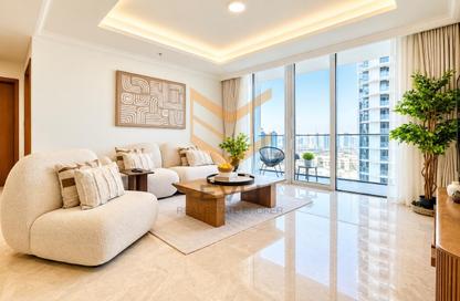 Apartment - 1 - 1 for sale in Palace Beach Residence Tower 1 - Palace Beach Residence - Emaar Beachfront - Dubai Harbour - Dubai