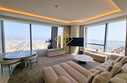 Apartment - 1 Bedroom - 2 Bathrooms for rent in The Palm Tower - Palm Jumeirah - Dubai