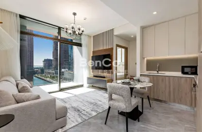 شقة - غرفة نوم - 1 حمام للايجار في بنسويلا ون - بنينسولا - الخليج التجاري - دبي