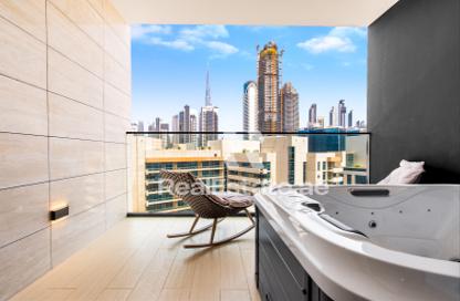 Apartment - Studio - 1 for rent in Trillionaire Residences - Business Bay - Dubai