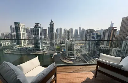 شقة - 2 غرف نوم - 4 حمامات للايجار في ليف ريزيدينس - دبي مارينا - دبي