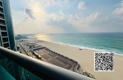 Apartment - 3 Bedrooms - 4 Bathrooms for rent in Ajman Corniche Residences - Ajman Corniche Road - Ajman
