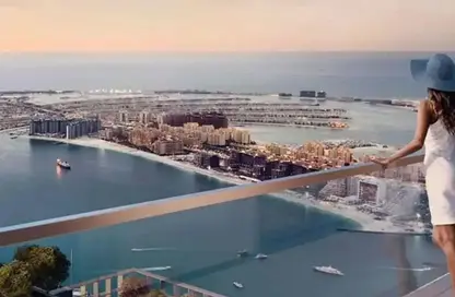 شقة - غرفة نوم - 1 حمام للبيع في برج Seapoint 1 - سي بوينت - إعمار بيتشفرونت - دبي هاربور - دبي