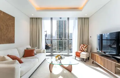 شقة - غرفة نوم - 2 حمامات للايجار في الاسترليني الغربية - الاسترليني - الخليج التجاري - دبي