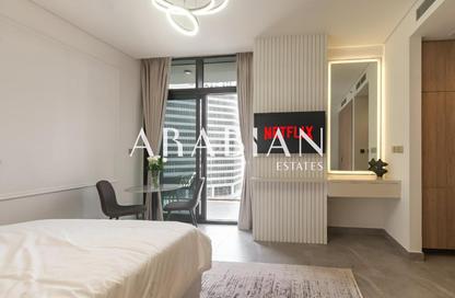 Apartment - Studio - 1 Bathroom for rent in Peninsula One - Peninsula - Business Bay - Dubai