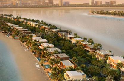 Villa - 5 - 6 for sale in Beach Collection Frond E - Beach Collection - Palm Jebel Ali - Dubai