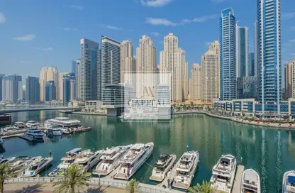 Apartment - Studio - 1 Bathroom for rent in Marina View Tower A - Marina View - Dubai Marina - Dubai