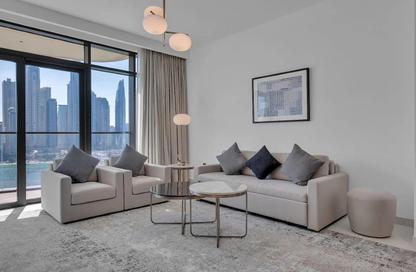 Apartment - 2 - 2 for sale in Marina Vista Tower 1 - Marina Vista - Emaar Beachfront - Dubai Harbour - Dubai