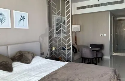 Apartment - Studio - 1 Bathroom for rent in Damac Maison Prive B - Damac Maison Prive - Business Bay - Dubai