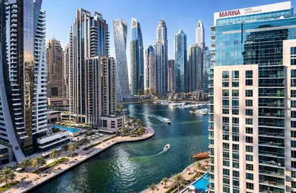 Apartment - 2 Bedrooms - 4 Bathrooms for rent in Trident Bayside - Dubai Marina - Dubai