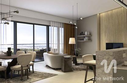 Apartment - 1 - 2 for sale in Golf Greens 1 Tower B - Golf Greens 1 - Golf Greens - Damac Hills - Dubai