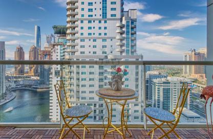 Apartment - 1 Bedroom - 2 Bathrooms for rent in Marina View Tower A - Marina View - Dubai Marina - Dubai