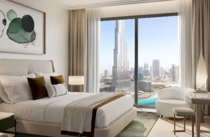 شقة - غرفة نوم - 1 حمام للبيع في ذا سانت ريجيس ريزيدنسز – برج 2 - سانت ريجيس ريزيدنس - برج خليفة - وسط مدينة دبي - دبي