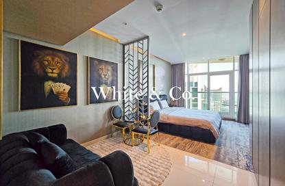 Apartment - Studio - 1 Bathroom for rent in Damac Maison Prive A - Damac Maison Prive - Business Bay - Dubai