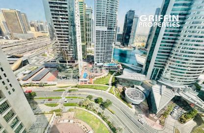 Apartment - Studio - 1 Bathroom for rent in Goldcrest Executive - JLT Cluster C - Jumeirah Lake Towers - Dubai